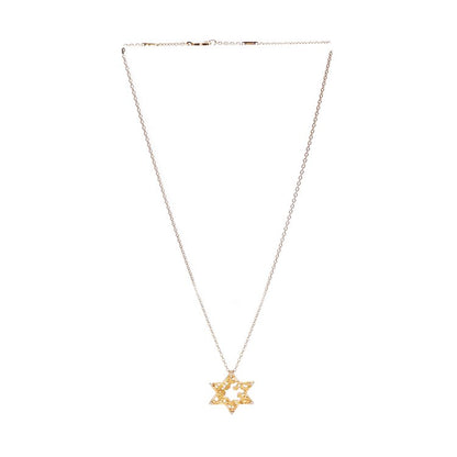 Carrera y Carrera 18ct Yellow Gold Star Pendant Necklace with Diamonds
