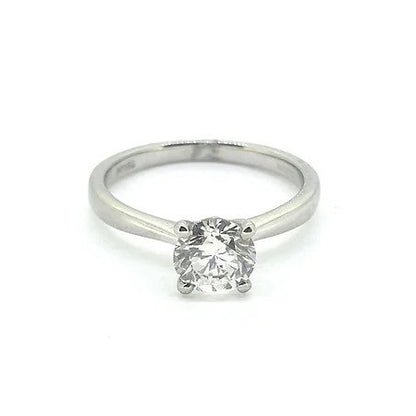 1ct Diamond Solitaire Engagement Ring in Platinum with GIA Certificate