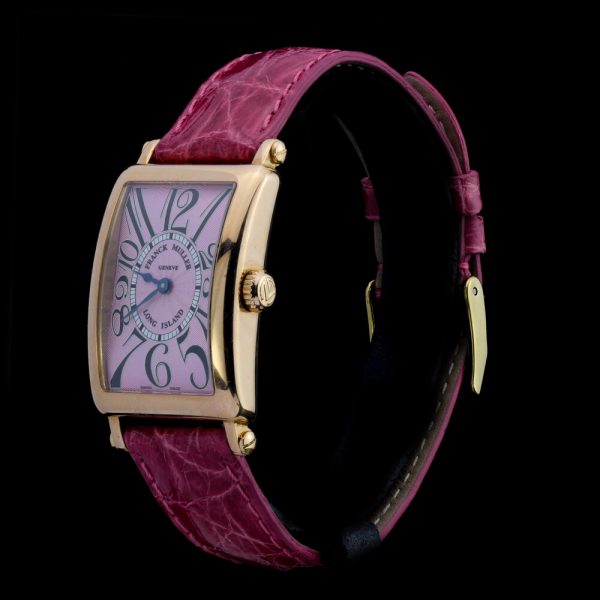 Franck Muller 900 QZ Long Island 18ct Rose Gold Watch. Engraved Master of Complications, No 42