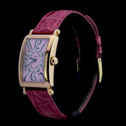 Franck Muller 900 QZ Long Island 18ct Rose Gold Watch. Engraved Master of Complications, No 42