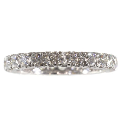 Vintage Diamond Full Eternity Ring, 2.50 carats, 18ct White Gold, c.1970