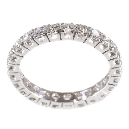 Vintage Diamond Full Eternity Ring, 2.50 carats, 18ct White Gold, c.1970