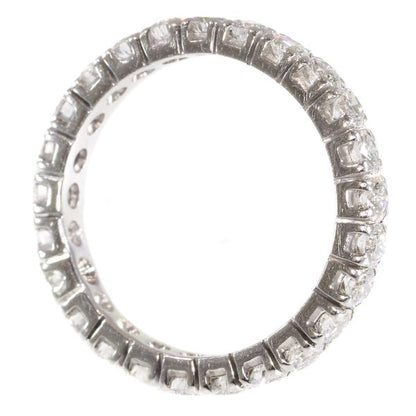 Vintage Diamond Full Eternity Ring, 2.50 carats, 18ct White Gold, c.1970
