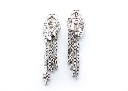 6ct Diamond Day and Evening Detachable Earrings in 18ct White Gold