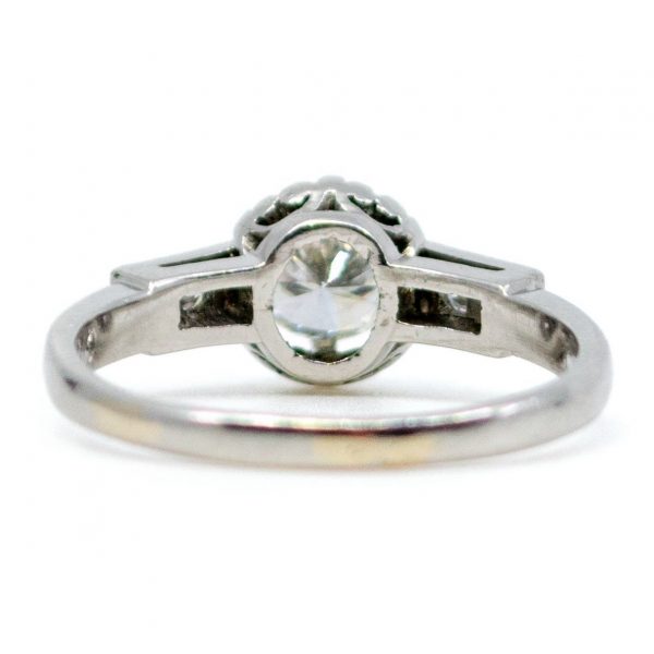 Vintage 0.65ct Brilliant Cut Diamond Ring, Platinum