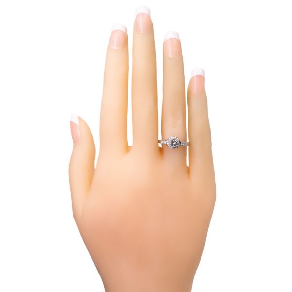 Vintage 0.65ct Brilliant Cut Diamond Ring, Platinum