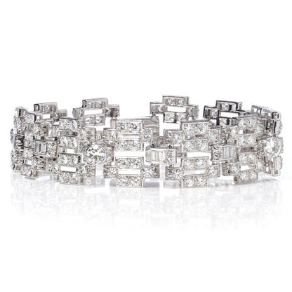 Vintage 12.74cts Diamond Bracelet