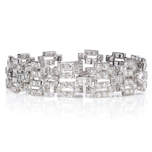 Vintage 12.74cts Diamond Bracelet