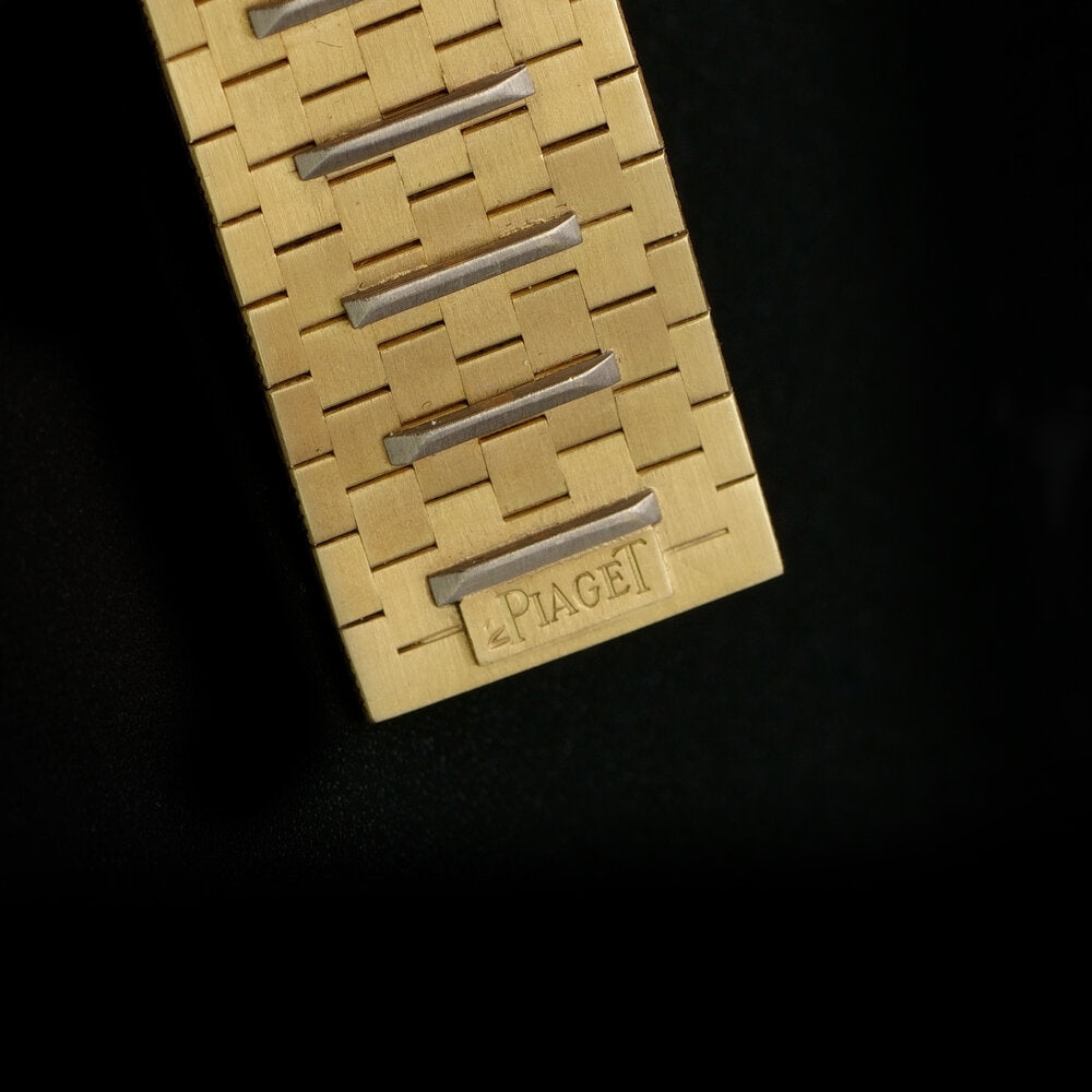 Piaget Tiger Eye and 18ct Yellow Gold Watch