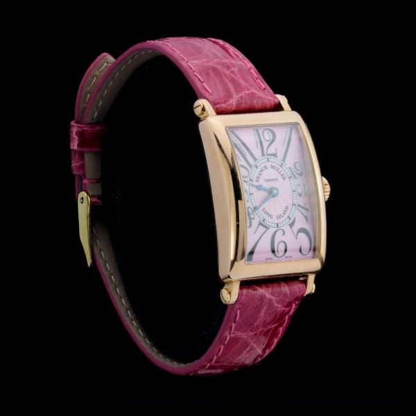 Franck Muller 900 QZ Long Island 18ct Rose Gold Watch. Engraved Master of Complications, No 42