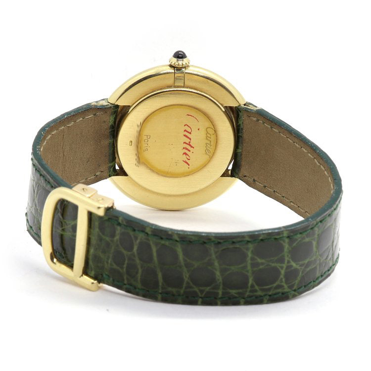 Vintage Cartier Paris Vendome 18ct Yellow Gold Manual Watch