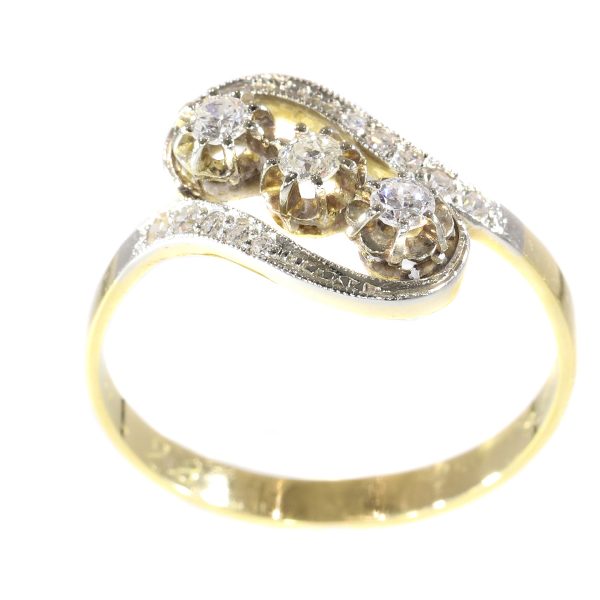 Elegant Antique Belle Epoque Diamond Ring
