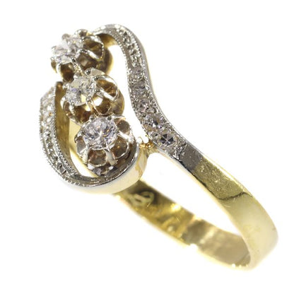 Elegant Antique Belle Epoque Diamond Ring