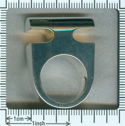 Vintage Chris Steenbergen Silver and Gold Ring