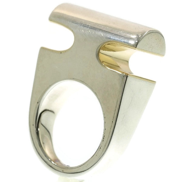 Vintage Chris Steenbergen Silver and Gold Ring