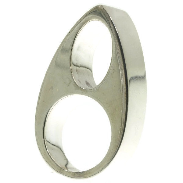 Vintage Chris Steenbergen Oval Silver Ring