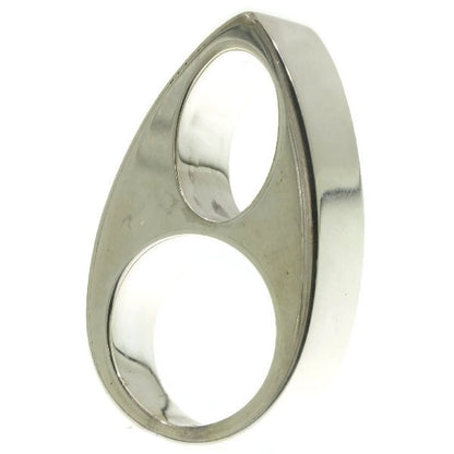Vintage Chris Steenbergen Oval Silver Ring