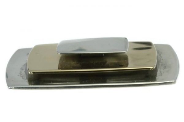 Vintage Chris Steenbergen Gold and Silver Square Brooch