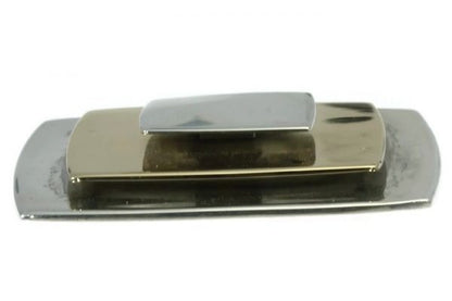 Vintage Chris Steenbergen Gold and Silver Square Brooch