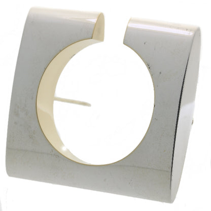 Vintage Chris Steenbergen Silver and Yellow Gold Brooch