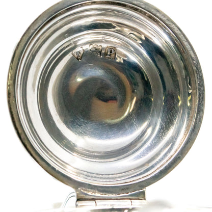 Edwardian Sterling Silver Glass Claret Jug, Hallmarked London 1910