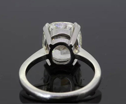 Cushion Cut 5.11ct Diamond Solitaire Engagement Ring