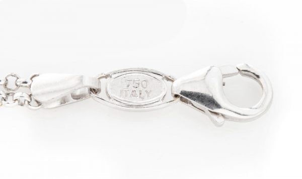 Filk Italian Diamond Drop Pendant Necklace, 1.55 carat total, oval fancy yellow diamond, triangular and pear-cut diamond, VVS clarity, F colour, in 18ct white gold