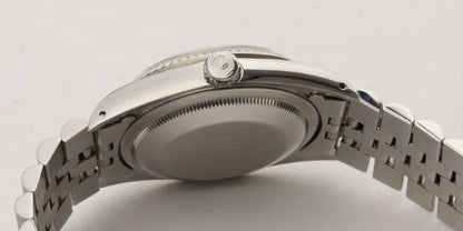 Rolex Datejust 16234 Steel 36mm Automatic Watch with Black Diamond Dial