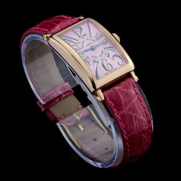 Franck Muller 900 QZ Long Island 18ct Rose Gold Watch. Engraved Master of Complications, No 42