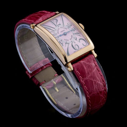 Franck Muller 900 QZ Long Island 18ct Rose Gold Watch. Engraved Master of Complications, No 42