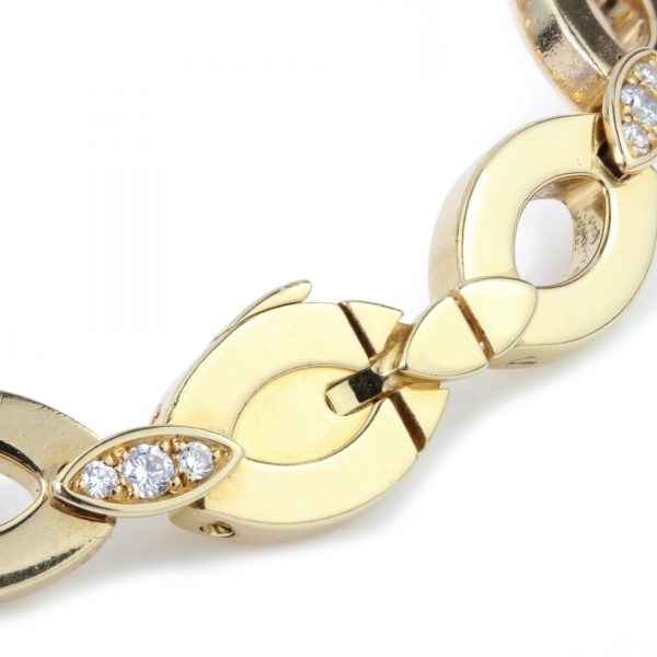 Cartier 18ct Yellow Gold Diadea Bracelet with Diamonds, 0.77 carats, with original Cartier box