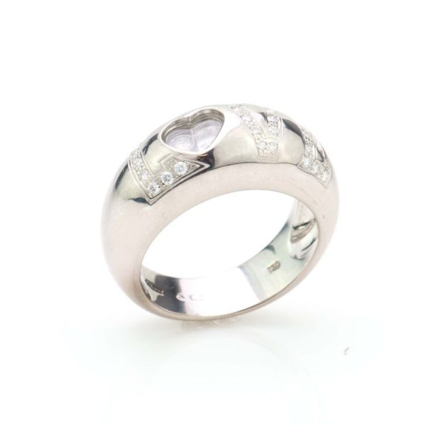 Chopard 18ct White Gold Love Ring with Diamonds
