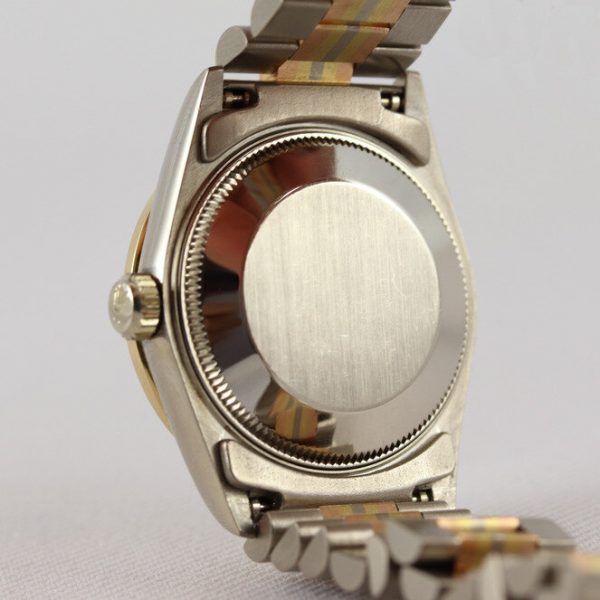 Rare Rolex Tridor 68149 Midsize 18ct Yellow Gold Watch with Original Diamond Bezel, with Rolex box