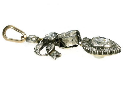 Antique Georgian Diamond Love Pendant