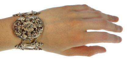 Antique Early Victorian French Silver Bracelet