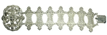 Antique Early Victorian French Silver Bracelet