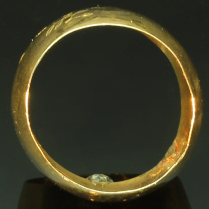 Rare Antique 18ct Yellow Gold Zeeland Wedding Band