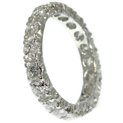 Vintage Seventies Platinum Diamond Eternity Band