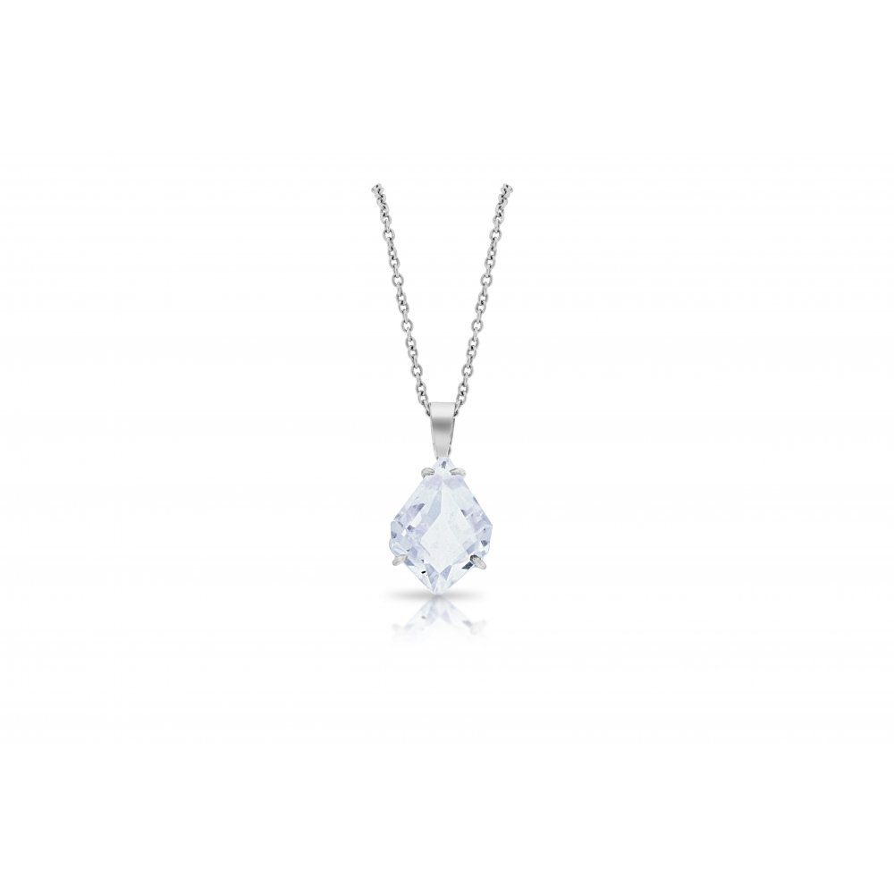 3.10ct Kite Cut Morganite Pendant