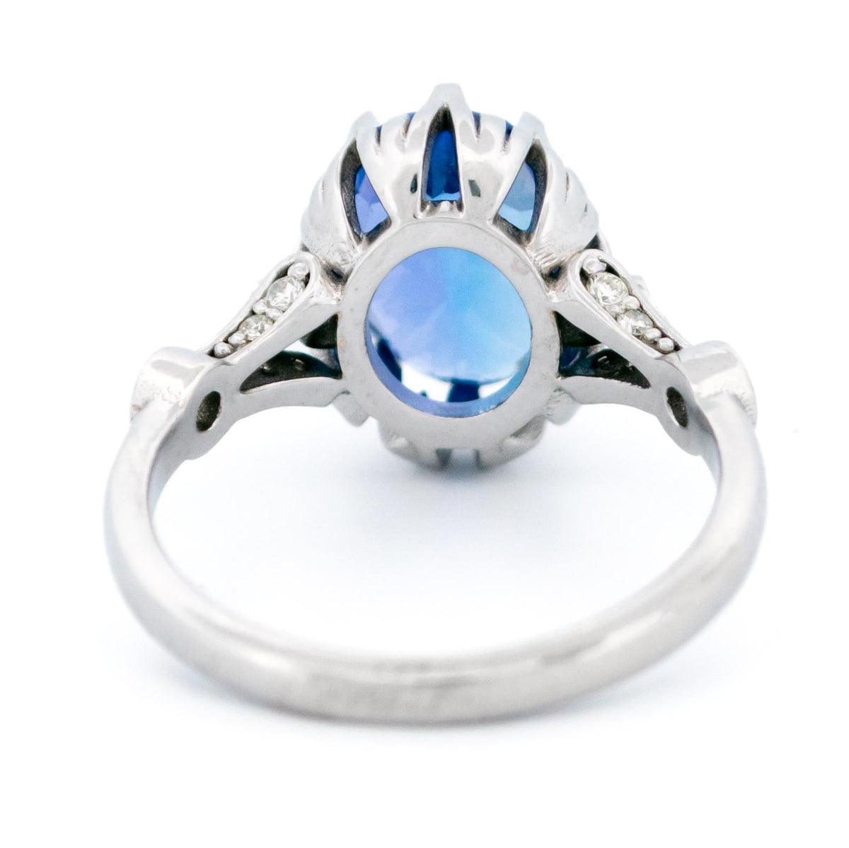 Diamond Tanzanite 14ct Solitaire Ring