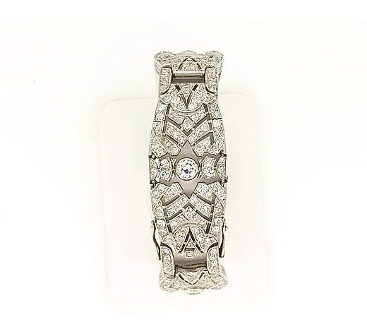 Art Deco Diamond Bracelet, 16.00 carat total