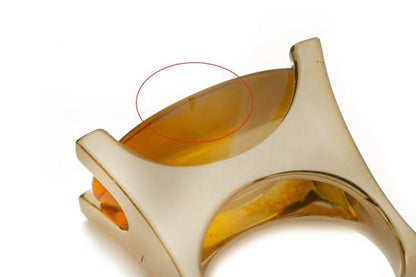 Vintage Van Cleef and Arpels Citrine, Diamond and 18ct Yellow Gold Ring