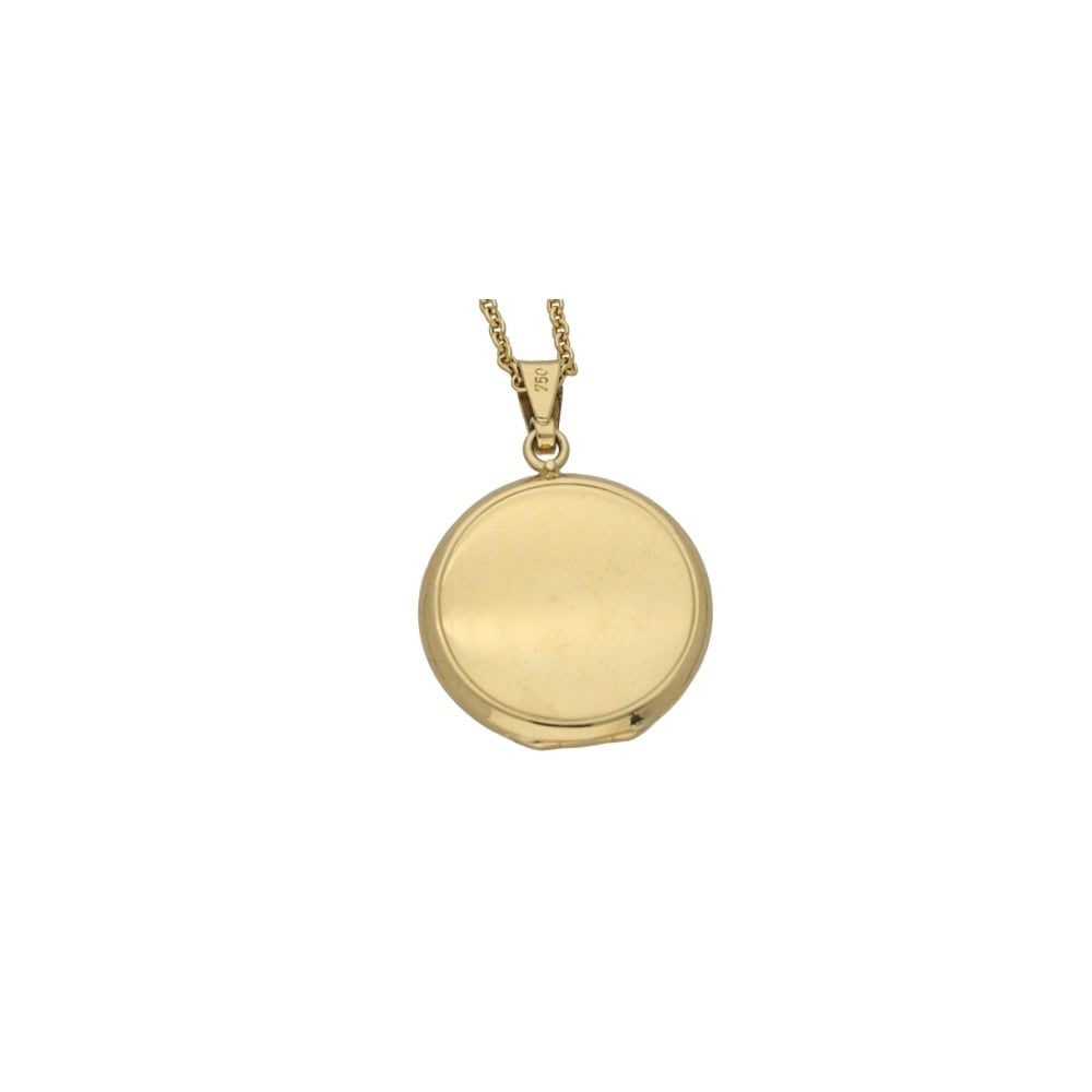 Solid 18ct Yellow Gold Locket Pendant