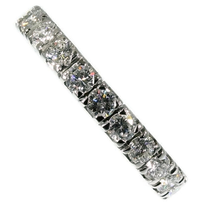 Vintage 2.20ct Diamond Full Eternity 18ct White Gold Ring
