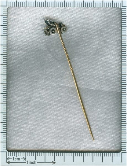 Antique Victorian Diamond Set Car Stickpin