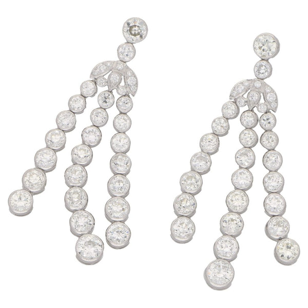 15.98ct Diamond Drop Earrings