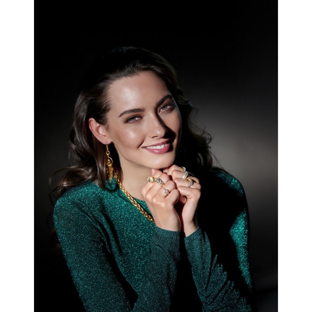 Vintage Swirl Dangle Drop Earrings