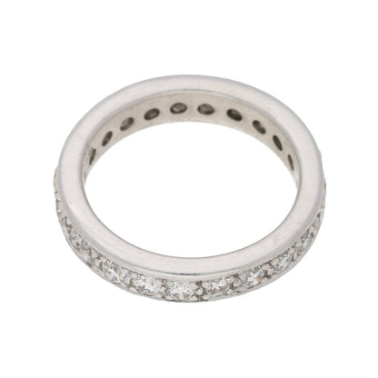 Diamond Eternity Ring In 18 Carat White Gold