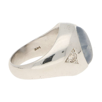 Vintage Star Sapphire and Diamond Cocktail Ring