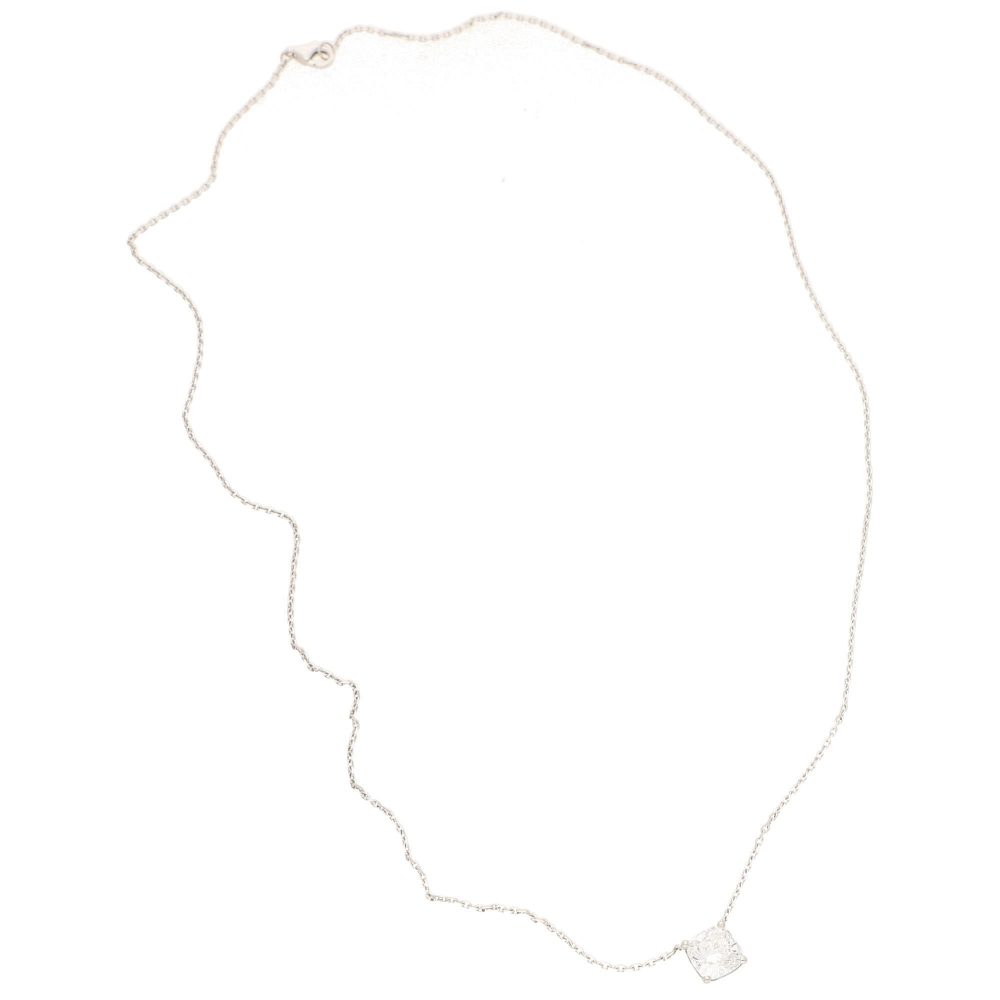 Certified 1.70ct Cushion-Cut Diamond Solitaire Pendant Necklace